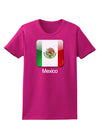 Mexican Flag App Icon - Text Womens Dark T-Shirt by TooLoud-Womens T-Shirt-TooLoud-Hot-Pink-Small-Davson Sales