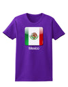 Mexican Flag App Icon - Text Womens Dark T-Shirt by TooLoud-Womens T-Shirt-TooLoud-Purple-X-Small-Davson Sales