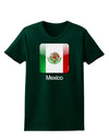 Mexican Flag App Icon - Text Womens Dark T-Shirt by TooLoud-Womens T-Shirt-TooLoud-Forest-Green-Small-Davson Sales