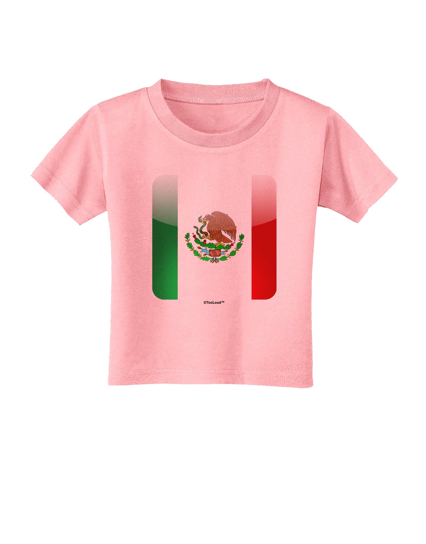 Mexican Flag App Icon Toddler T-Shirt by TooLoud-Toddler T-Shirt-TooLoud-Candy-Pink-2T-Davson Sales