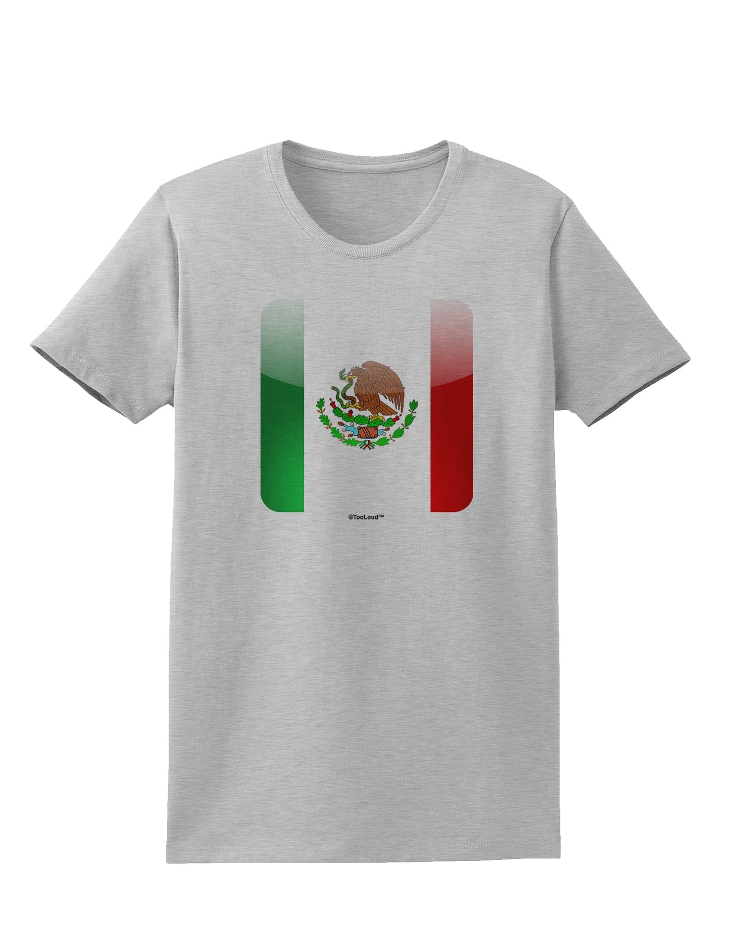 Mexican Flag App Icon Womens T-Shirt by TooLoud-Womens T-Shirt-TooLoud-AshGray-X-Small-Davson Sales