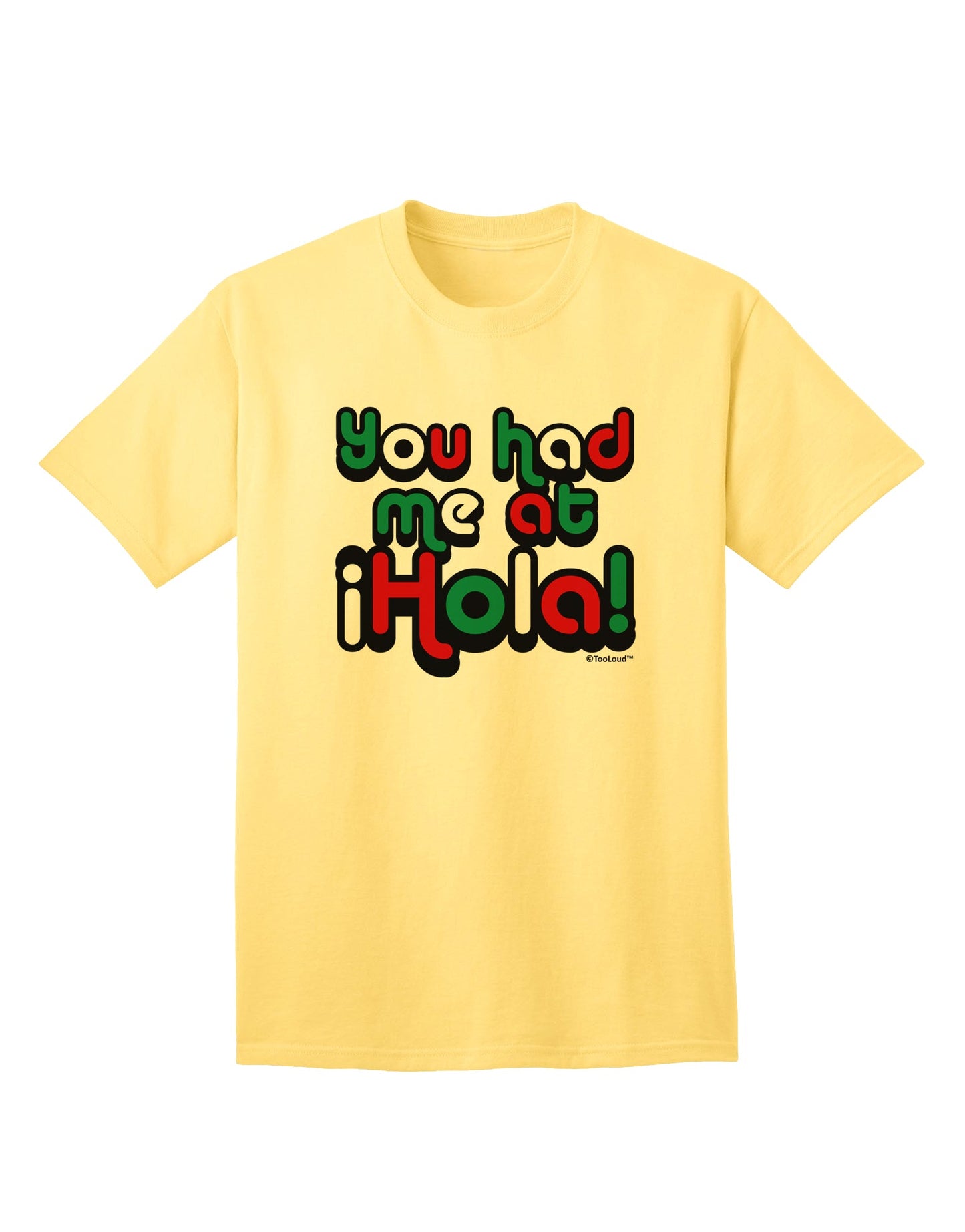 Mexican Flag Colors Adult T-Shirt by TooLoud - A Captivating Addition to Your Ecommerce Collection-Mens T-shirts-TooLoud-Yellow-Small-Davson Sales