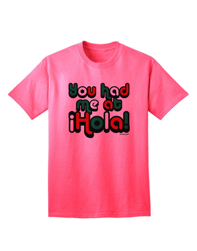 Mexican Flag Colors Adult T-Shirt by TooLoud - A Captivating Addition to Your Ecommerce Collection-Mens T-shirts-TooLoud-Neon-Pink-Small-Davson Sales