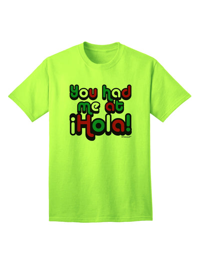 Mexican Flag Colors Adult T-Shirt by TooLoud - A Captivating Addition to Your Ecommerce Collection-Mens T-shirts-TooLoud-Neon-Green-Small-Davson Sales