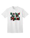 Mexican Flag Colors Adult T-Shirt by TooLoud - A Captivating Addition to Your Ecommerce Collection-Mens T-shirts-TooLoud-White-Small-Davson Sales