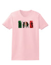 Mexican Flag - Dancing Silhouettes Womens T-Shirt by TooLoud-Womens T-Shirt-TooLoud-PalePink-X-Small-Davson Sales