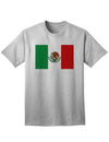 Mexican Flag Embroidered Adult T-Shirt: Show Your Patriotism with Style-Mens T-shirts-TooLoud-AshGray-Small-Davson Sales