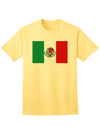 Mexican Flag Embroidered Adult T-Shirt: Show Your Patriotism with Style-Mens T-shirts-TooLoud-Yellow-Small-Davson Sales