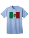 Mexican Flag Embroidered Adult T-Shirt: Show Your Patriotism with Style-Mens T-shirts-TooLoud-Light-Blue-Small-Davson Sales