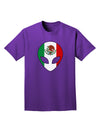 Mexican Flag Extraterrestrial Adult Dark T-Shirt-Mens T-Shirt-TooLoud-Purple-Small-Davson Sales