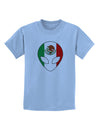 Mexican Flag Extraterrestrial Childrens T-Shirt-Childrens T-Shirt-TooLoud-Light-Blue-X-Small-Davson Sales