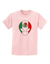 Mexican Flag Extraterrestrial Childrens T-Shirt-Childrens T-Shirt-TooLoud-PalePink-X-Small-Davson Sales