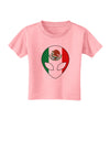 Mexican Flag Extraterrestrial Toddler T-Shirt-Toddler T-Shirt-TooLoud-Candy-Pink-2T-Davson Sales