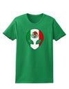 Mexican Flag Extraterrestrial Womens Dark T-Shirt-TooLoud-Kelly-Green-X-Small-Davson Sales