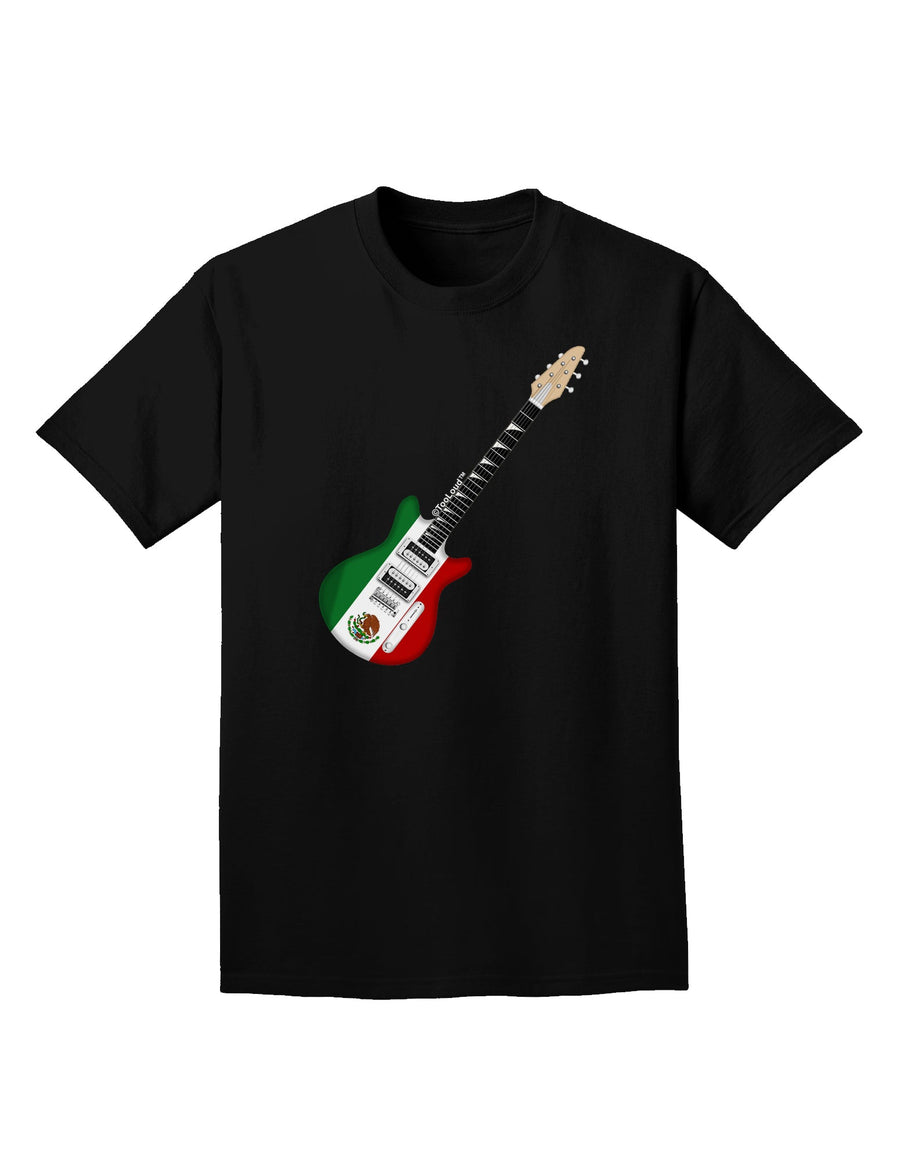 Mexican Flag Guitar Design Adult Dark T-Shirt by TooLoud-Mens T-Shirt-TooLoud-Purple-Small-Davson Sales