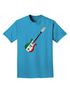 Mexican Flag Guitar Design Adult Dark T-Shirt by TooLoud-Mens T-Shirt-TooLoud-Turquoise-Small-Davson Sales