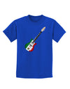 Mexican Flag Guitar Design Childrens Dark T-Shirt by TooLoud-Childrens T-Shirt-TooLoud-Royal-Blue-X-Small-Davson Sales