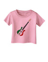 Mexican Flag Guitar Design Infant T-Shirt by TooLoud-Infant T-Shirt-TooLoud-Candy-Pink-06-Months-Davson Sales