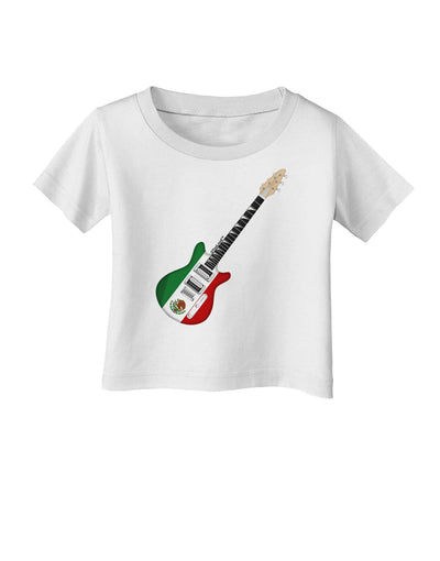 Mexican Flag Guitar Design Infant T-Shirt by TooLoud-Infant T-Shirt-TooLoud-White-06-Months-Davson Sales