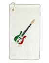 Mexican Flag Guitar Design Micro Terry Gromet Golf Towel 16 x 25 inch by TooLoud-Golf Towel-TooLoud-White-Davson Sales