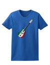 Mexican Flag Guitar Design Womens Dark T-Shirt by TooLoud-Womens T-Shirt-TooLoud-Royal-Blue-X-Small-Davson Sales