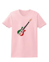 Mexican Flag Guitar Design Womens T-Shirt by TooLoud-Womens T-Shirt-TooLoud-PalePink-X-Small-Davson Sales