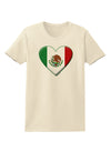 Mexican Flag Heart - Beveled Womens T-Shirt by TooLoud-Womens T-Shirt-TooLoud-Natural-X-Small-Davson Sales