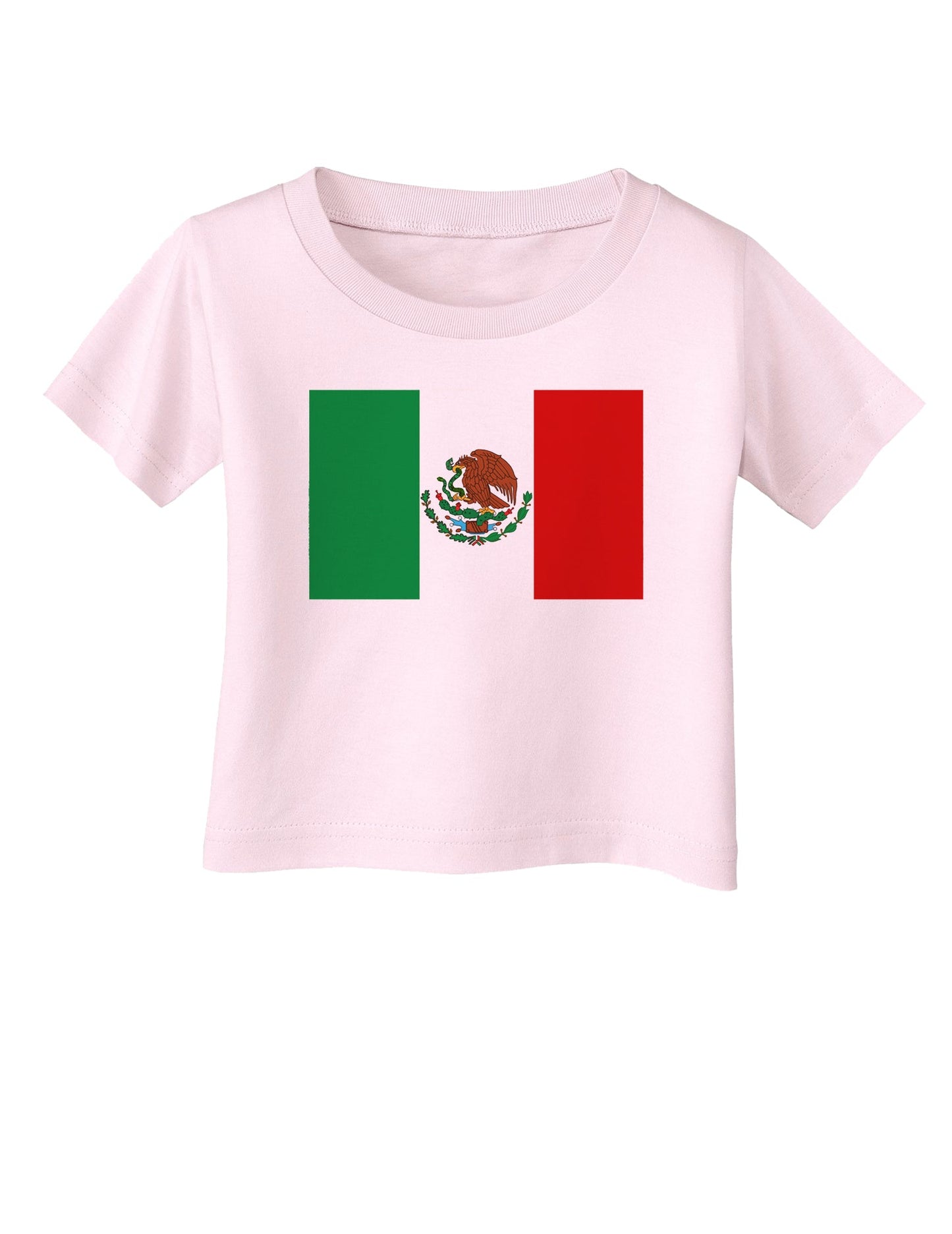 Mexican Flag Infant T-Shirt-Infant T-Shirt-TooLoud-Light-Pink-06-Months-Davson Sales