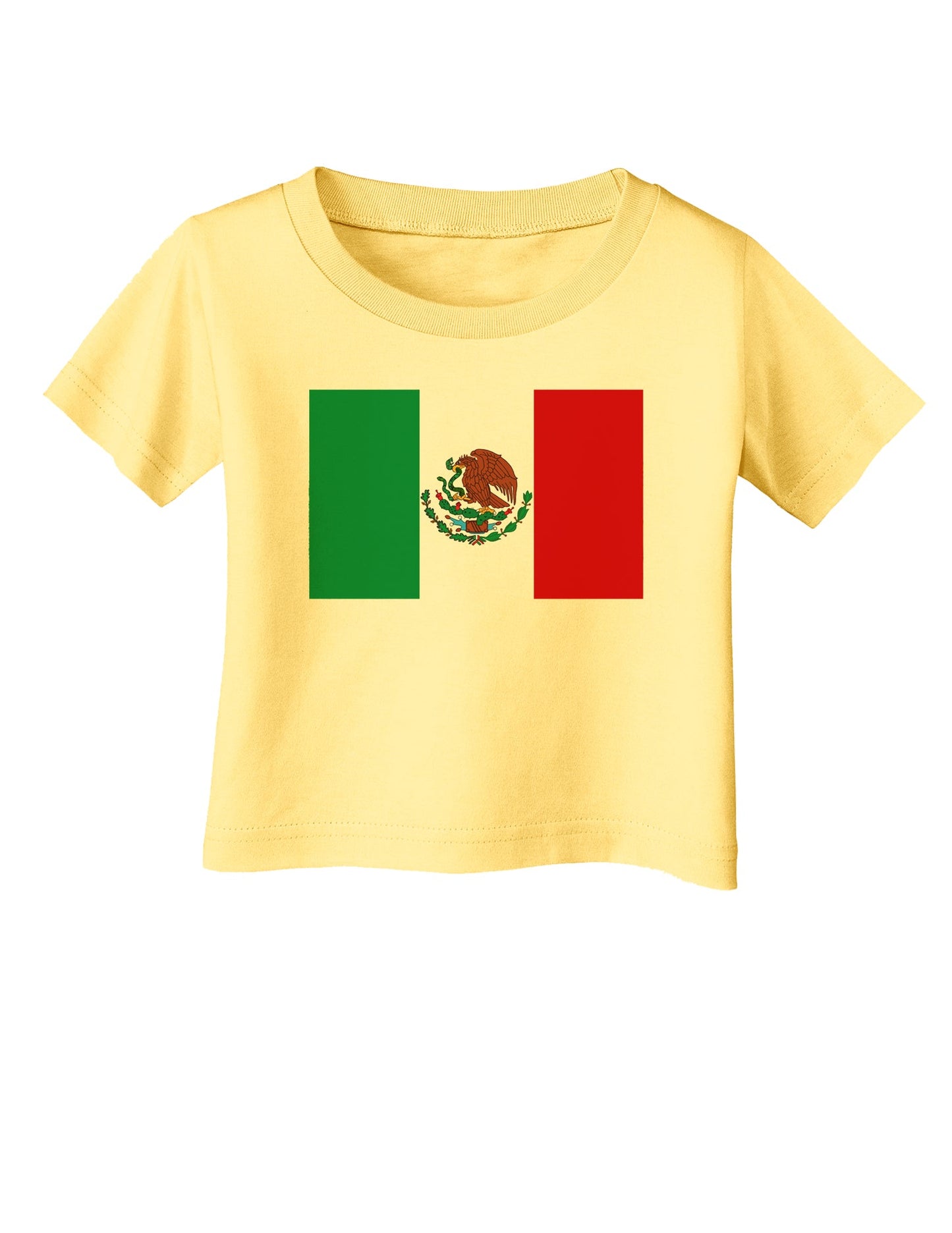 Mexican Flag Infant T-Shirt-Infant T-Shirt-TooLoud-Daffodil-Yellow-06-Months-Davson Sales