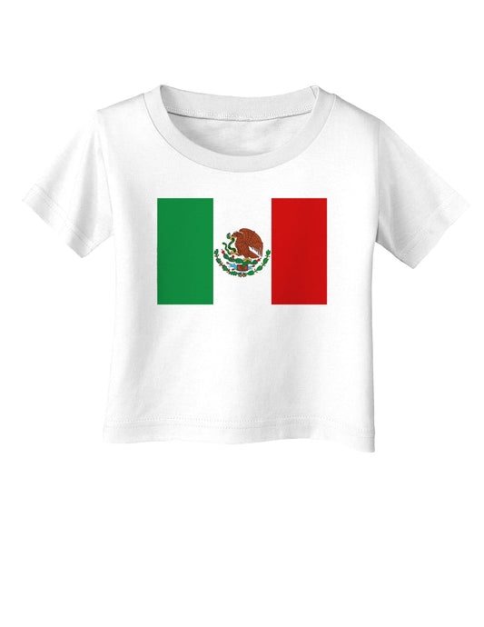 Mexican Flag Infant T-Shirt-Infant T-Shirt-TooLoud-White-06-Months-Davson Sales