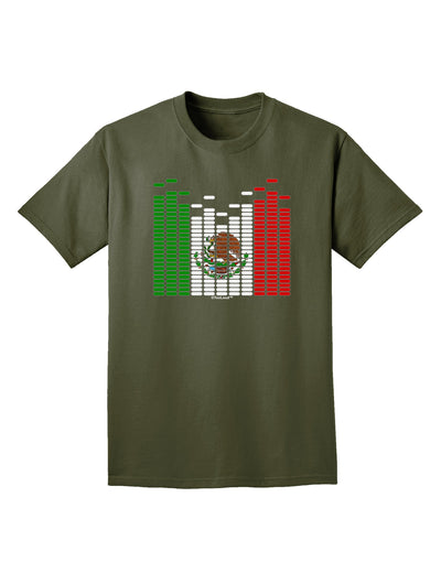 Mexican Flag Levels - Cinco De Mayo Adult Dark T-Shirt-Mens T-Shirt-TooLoud-Military-Green-Small-Davson Sales