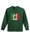 Mexican Flag Levels - Cinco De Mayo Adult Long Sleeve Dark T-Shirt-TooLoud-Dark-Green-Small-Davson Sales