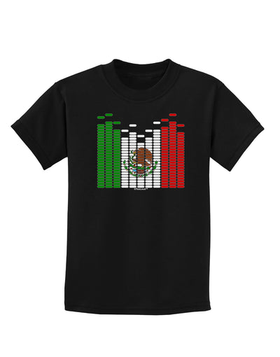 Mexican Flag Levels - Cinco De Mayo Childrens Dark T-Shirt-Childrens T-Shirt-TooLoud-Black-X-Small-Davson Sales