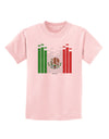 Mexican Flag Levels - Cinco De Mayo Childrens T-Shirt-Childrens T-Shirt-TooLoud-PalePink-X-Small-Davson Sales