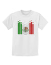 Mexican Flag Levels - Cinco De Mayo Childrens T-Shirt-Childrens T-Shirt-TooLoud-White-X-Small-Davson Sales