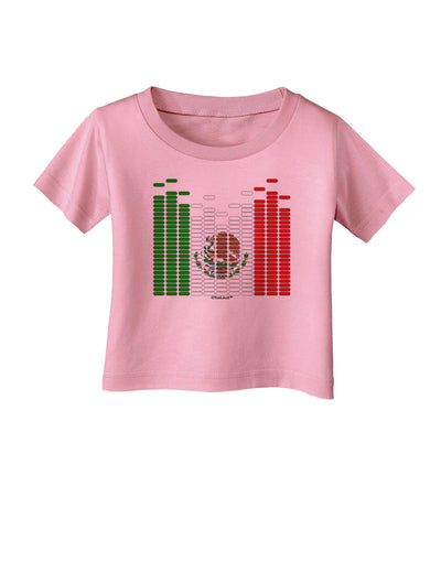 Mexican Flag Levels - Cinco De Mayo Infant T-Shirt-Infant T-Shirt-TooLoud-Candy-Pink-06-Months-Davson Sales