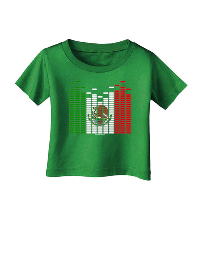 Mexican Flag Levels - Cinco De Mayo Infant T-Shirt Dark-Infant T-Shirt-TooLoud-Clover-Green-06-Months-Davson Sales