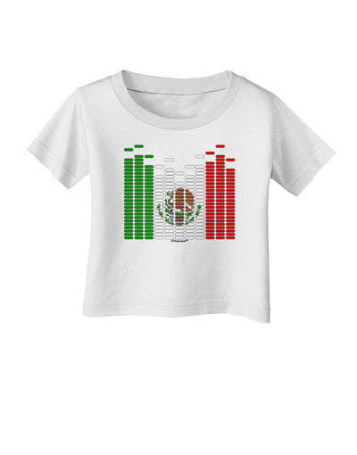 Mexican Flag Levels - Cinco De Mayo Infant T-Shirt-Infant T-Shirt-TooLoud-White-06-Months-Davson Sales