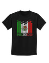 Mexican Flag Levels - Cinco De Mayo Text Childrens Dark T-Shirt-Childrens T-Shirt-TooLoud-Black-X-Small-Davson Sales