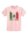 Mexican Flag Levels - Cinco De Mayo Text Childrens T-Shirt-Childrens T-Shirt-TooLoud-PalePink-X-Small-Davson Sales