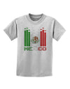 Mexican Flag Levels - Cinco De Mayo Text Childrens T-Shirt-Childrens T-Shirt-TooLoud-AshGray-X-Small-Davson Sales