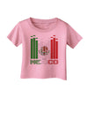 Mexican Flag Levels - Cinco De Mayo Text Infant T-Shirt-Infant T-Shirt-TooLoud-Candy-Pink-06-Months-Davson Sales
