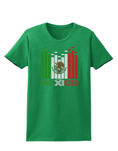 Mexican Flag Levels - Cinco De Mayo Text Womens Dark T-Shirt-TooLoud-Kelly-Green-X-Small-Davson Sales