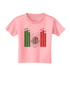 Mexican Flag Levels - Cinco De Mayo Toddler T-Shirt-Toddler T-Shirt-TooLoud-Candy-Pink-2T-Davson Sales