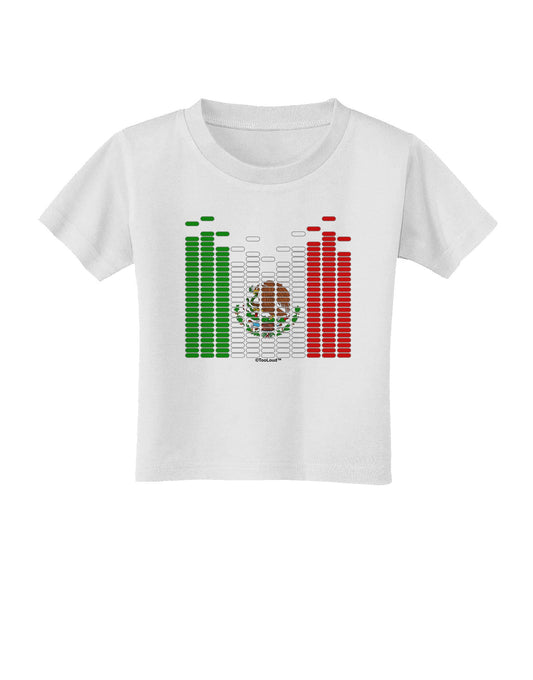 Mexican Flag Levels - Cinco De Mayo Toddler T-Shirt-Toddler T-Shirt-TooLoud-White-2T-Davson Sales