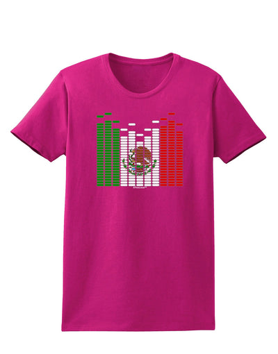 Mexican Flag Levels - Cinco De Mayo Womens Dark T-Shirt-TooLoud-Hot-Pink-Small-Davson Sales