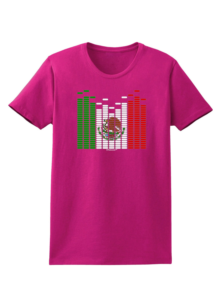 Mexican Flag Levels - Cinco De Mayo Womens Dark T-Shirt-TooLoud-Black-X-Small-Davson Sales