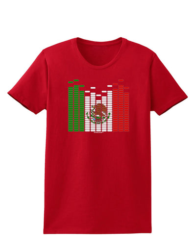 Mexican Flag Levels - Cinco De Mayo Womens Dark T-Shirt-TooLoud-Red-X-Small-Davson Sales