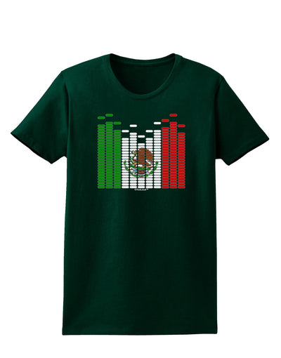 Mexican Flag Levels - Cinco De Mayo Womens Dark T-Shirt-TooLoud-Forest-Green-Small-Davson Sales