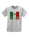 Mexican Flag - Mexico Text Childrens T-Shirt by TooLoud-Childrens T-Shirt-TooLoud-AshGray-X-Small-Davson Sales